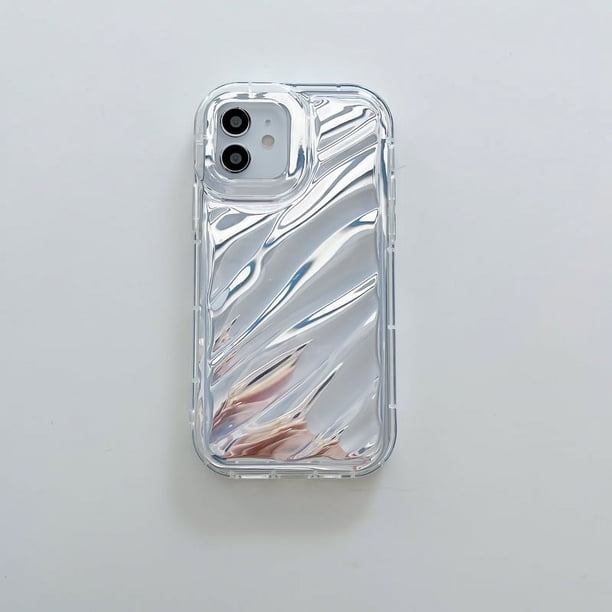 Compatible Para Honor 90 80 70 60 50 Pro 80 GT SE Play 5 V40 Funda Para Teléfono Láser Transparente Onda De Agua Pareja Cubierta Trasera Móvil Con Copos De Purpurina