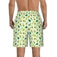 thumbnail image 3 of Yiaed Cartoon Fruit Print Men's Swim Trunks with Lining Quick Dry Sports Shorts Beach Shorts Boardshorts-Small, 3 of 5