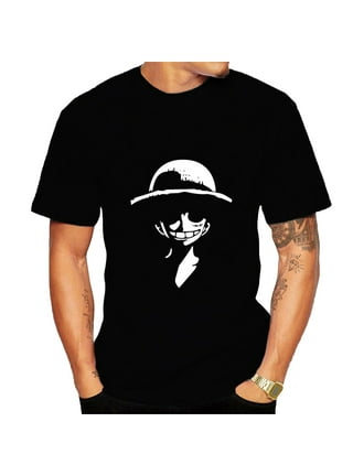 POD CLothing Monkey d Luffy One piece T shirt Unisex tops Tees Anime Gift  kids adult Shirts (11-12 yrs, Black): Buy Online at Best Price in UAE 