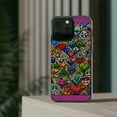 thumbnail image 3 of DistinctInk Hybrid (Acrylic / TPU) Clear Slim Fit Case for Apple iPhone 14 PLUS (6.7" Screen) - "Vibrant Urban Expressions: Graffiti-inspired Street Art", 3 of 8
