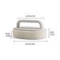 thumbnail image 3 of Cepillo de limpieza con mango cómodo para baño, cocina, azulejos, lavabo, inodoro y limpieza de pisos, material de esponja, color blanco., 3 of 7
