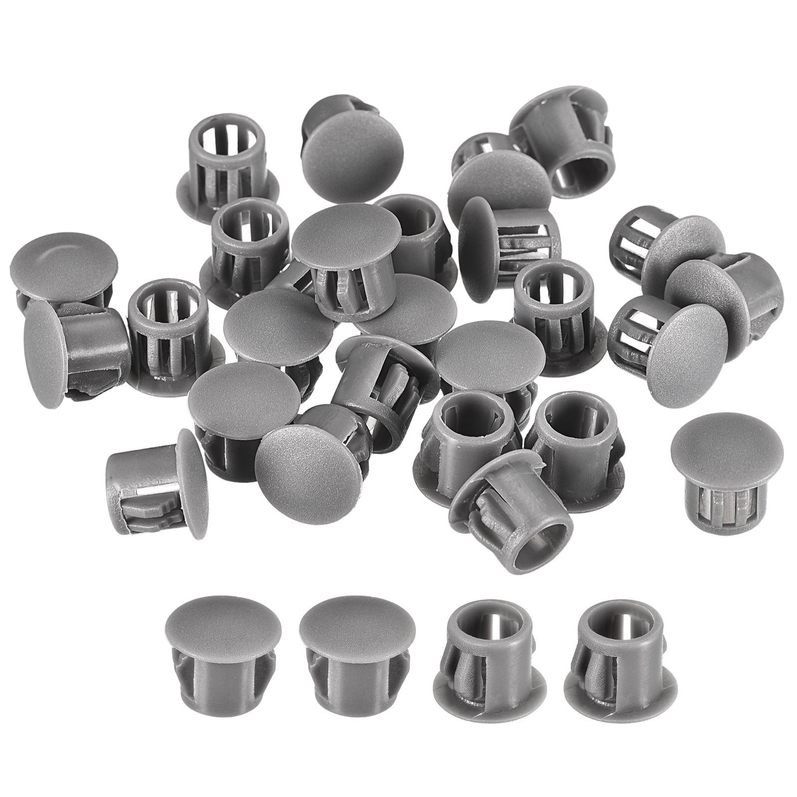 Sourcing Map 50uds Plástico Bolsillo Agujero Tapones, Tapones