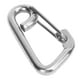thumbnail image 2 of Gancho de seguridad de acero inoxidable con fuerte resorte (80 mm), 2 of 10