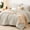 C-Oatmeal, variant on Queen Comforter Set Olive Green Seersucker 7 Pieces Bed in a Bag Luxury All Season Bedding ,with Down Alternative Comforter Sheets Pillowcases Shams