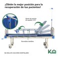 thumbnail image 3 of Cama De Hospital Manual Con Base de Colchon y Porta Suero blanco 200, 3 of 8