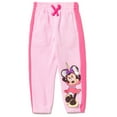 thumbnail image 2 of Disney Minnie Mouse Big Girls Fleece 2 Pack Jogger Pants Toddler to Big Kid, 2 of 5