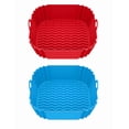 thumbnail image 1 of 2pz Molde Silicon Xtellar multicolor Freidora Aire Circular Reutilizable Tapete, 1 of 5