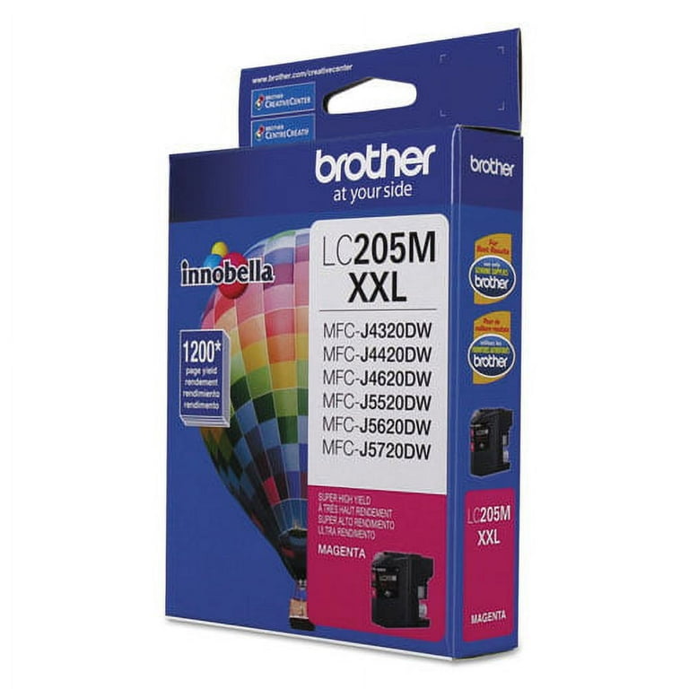 LC205M Innobella Super High-Yield Ink, 1,200 Page-Yield, Magenta LC205M Innobella Super High-Yield Ink, 1,200 Page-Yield, Magenta
