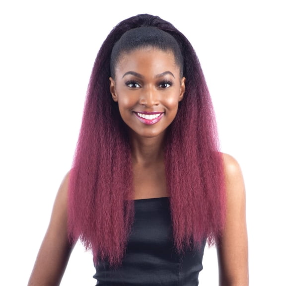 TIE (OT530) - Synthetic Drawstring BunTie 2 in 1 Ponytail