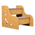 thumbnail image 1 of Almencla Dog Stairs for Small Dogs Indoor Non Slip Sturdy Dog Steps for Bed for Doggy 2 step, 1 of 8