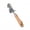 B, variant on ievspot Durable Garden Tool Stainless Steel Gardening Weeding Tool with Durable Wooden Handle Precision Weed Remover for Easy Pulling Digging Balcony Yard