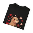 thumbnail image 2 of Capybara Lovers Tee, Cute Capybara Comfort Colors Valentine Shirt, 2 of 8