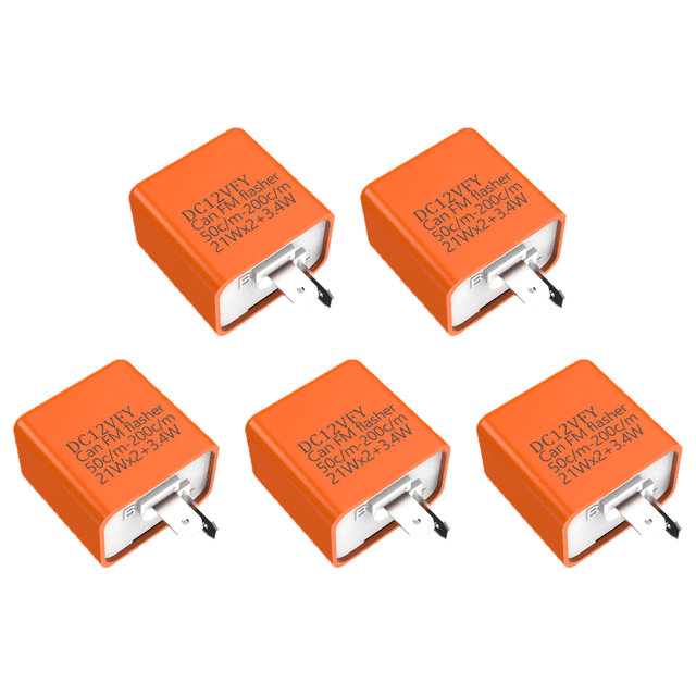 Relé Frecuencia 12V Indicador Señal Intermitente Motocicleta Alta Potencia () Naranja