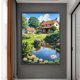 thumbnail image 3 of Kit Punto Cruz Con Cabaña Paisaje Hilo Algodón Bordado 14CT 45x60cm, 3 of 9