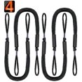 thumbnail image 1 of Boat Bungee Dock Lines Dock Rope Mooring Line Boat Accessories Docking Ropes PWC Dock Ties for Boats Pontoon, Jet Ski, SeaDoo, WaveRunner, Kayak, 4-Pack, 1 of 5