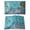 Blue, variant on Teal Blue Placemats Set of 6 Ombre Modern Abstract Place Mats Table Mats Kitchen Dining Home Outdoor Party Table Decoration