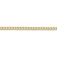 thumbnail image 3 of 14K Yellow Gold 3.35mm Semi-Solid Curb Link Chain 20 Inch, 3 of 5