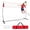 12 FT, variant on 32 FT Volleyball Net Set - Adjustable Freestanding System with Volleyball Pump and Carry Bag for Backyard Beach and Park Games