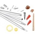 thumbnail image 3 of 70 Pcs Flute Repair Parts Maintenance Tool Kit Open Hole Sound Pads with Screws, 3 of 11
