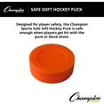 thumbnail image 4 of Champion Sports Lightweight Safe Soft Plastic Hockey Puck, 4 of 5
