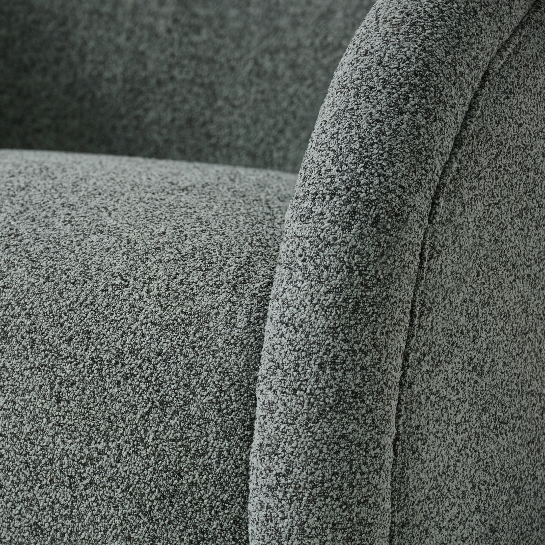 Christopher Knight Home Bouclé Swivel Accent Chair with 360 Rotating Base, Green