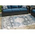 thumbnail image 2 of Signature Design by Ashley Daddridge 8' x 10' Rug, Blue, Gray & Ivory, 2 of 4