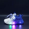 thumbnail image 4 of Gubotare Toddler Light Up Shoes Kids Sneakers for Boys Shoes for Running Walking Size 9 (Blue,Toddler 9), 4 of 7