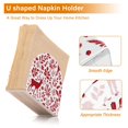 thumbnail image 4 of 2 Pieces Napkin Holder Table Napkin Holder Kitchen Napkin Holder Acrylic Napkin Holder Restaurant Napkin Holder Fashionable and Durable Red Christmas Deer, 4 of 8