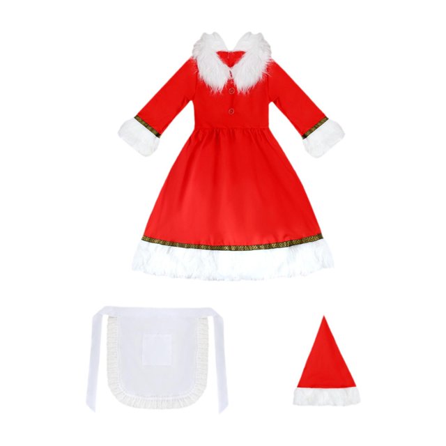 Disfraz de Papá Noel, vestido navideño de manga larga para niños, ideal para cosplay y fiestas. SG
