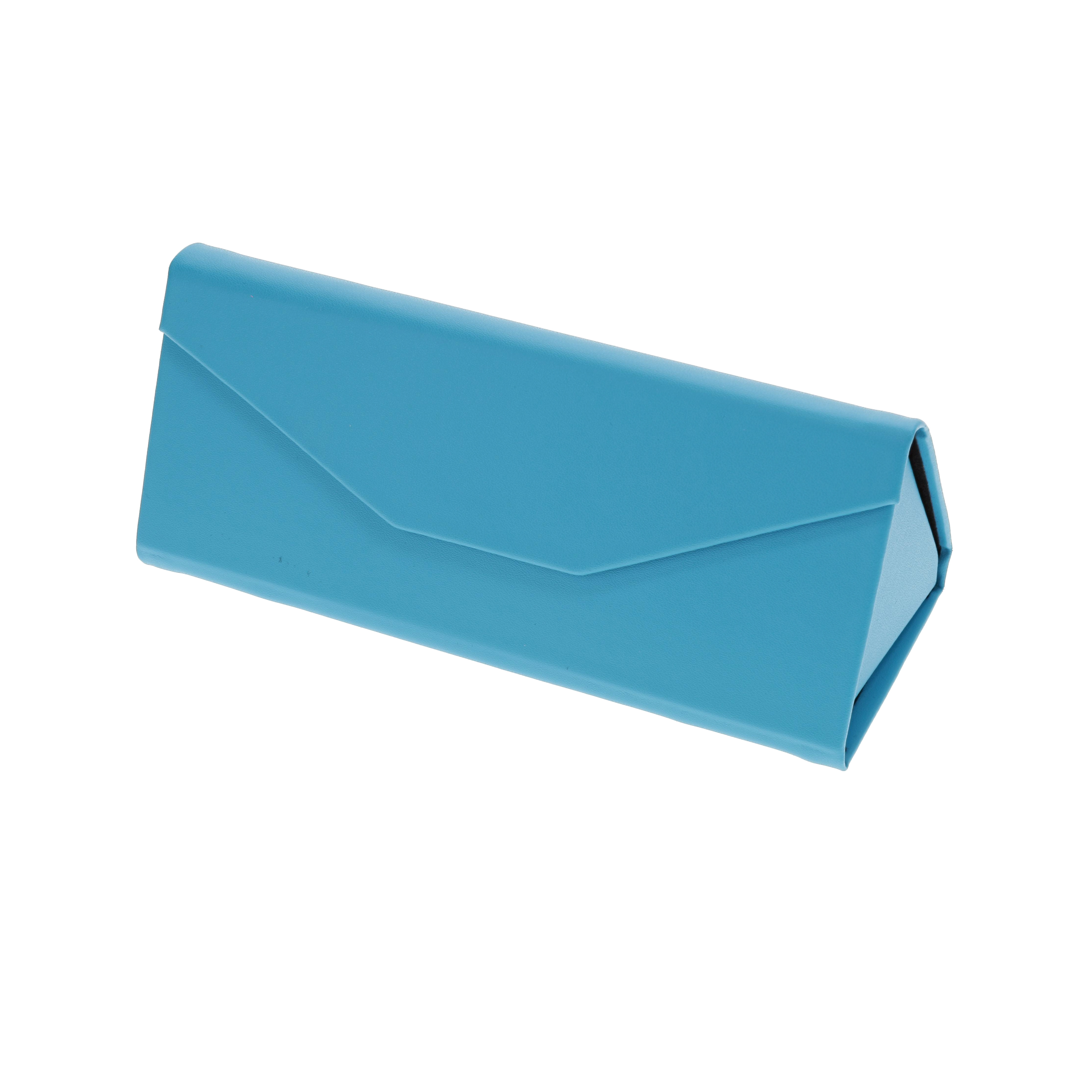 Eyecessories Trifold Medium Teal Eyeglass Case, Unisex, 1 Count