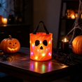 thumbnail image 7 of Light Up Halloween Bucket Led Halloween Basket Trick Or Treat Bags Glow In The Dark Bucket Candy Bucket Bags Reusable Goody Candy Bucket Halloween Birthday Party Favor Supplies 10.24 Inch, 7 of 7