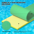 thumbnail image 6 of MADOG 18'x6' Water Floating Mat Foam Pad, Bouncy Tear-Resistant XPE Foam, Roll-Up Floating River Raft for Pool Ocean Outdoor Water Activities, Green, 6 of 9