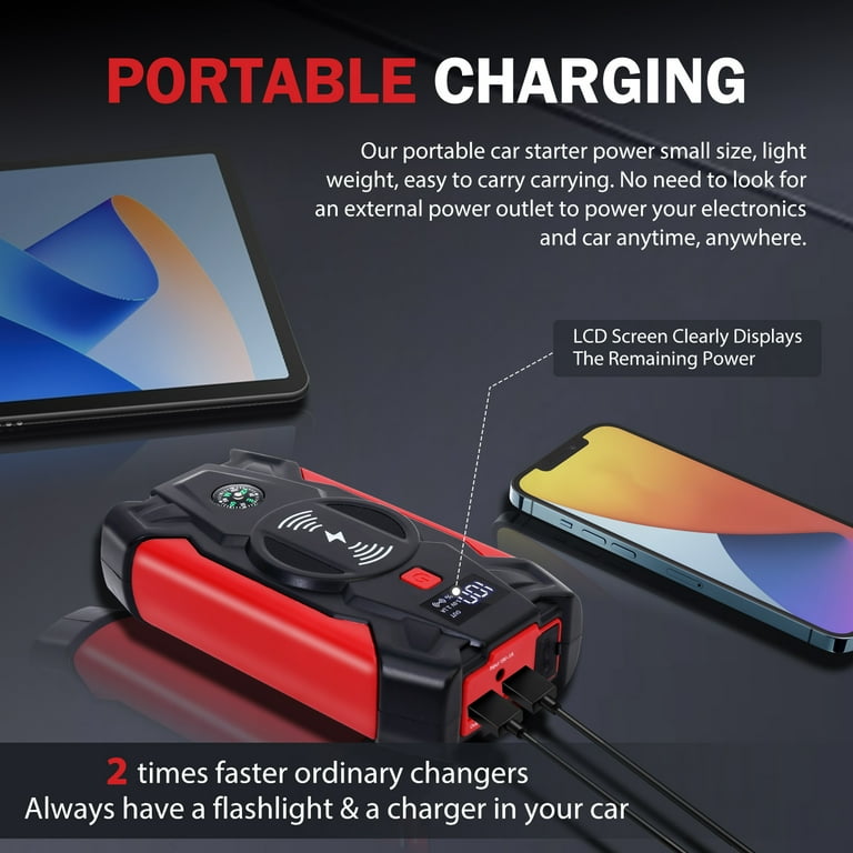 small battery booster box GOOLOO GE4500 Jump GE4500 + EVA Storage Box With its compact size Emergency Battery Booster Pack 800A