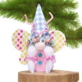 thumbnail image 3 of Easter Spring Goblin Faceless Doll Ornament, Handmade Bunny Gnome Plush Decoration, Scandinavian Inspired Tabletop Home Decor for Easter Festival, HAODEJW, B, 3 of 8