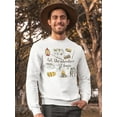 thumbnail image 2 of Let The Adventure Begin Design Sweatshirt Men -Image by Shutterstock, Male Medium, 2 of 4