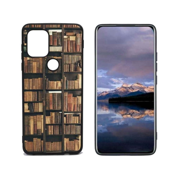 Old-Books-aesthetic-Vintage-Book-Lover-Librarian-0-3 Phone Case, Degined for Moto G Stylus 5G Case Men Women, Flexible Silicone Shockproof Case for Moto G Stylus 5G