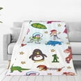thumbnail image 1 of Manta de dibujos animados de Toy Story para niños y niñas, súper suave, acogedora y cálida, manta de franela ligera y difusa para sofá, cama, viajes y regalos de campamento, 40 x 30 pulgadas, 1 of 8