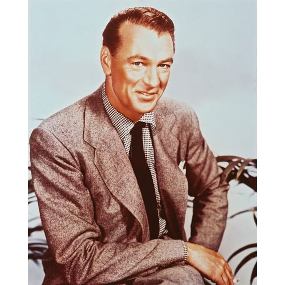 Gary Cooper In Suit 24x36 Classic Hollywood Poster