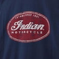 thumbnail image 5 of Indian Motorcycle Men's Oval Logo T-Shirt, Navy - XL - 283339909, 5 of 7