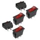 thumbnail image 2 of 20Pzs 2 SPST Roja Luz de Neon Encendido / Apagado Interruptor Basculante AC 16A / 250V 20A / 125V, 2 of 4