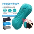 thumbnail image 5 of 【🇲🇾Stock】Travel Air Neck Pillow Lightweight Camping Inflatable Outdoor Office Sleeping Portable Elastic Fabric Bantal 43*28*12CM, 5 of 25