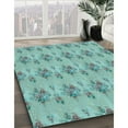 thumbnail image 3 of Ahgly Company Tapis d'Intérieur Lavable en Machine Carré Vert, 6 Pieds Carré, 3 of 7