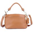 thumbnail image 1 of Bolso pequeño de lujo de cuero genuino bandolera con asa superior bolsos de hombro para mujer, 1 of 5