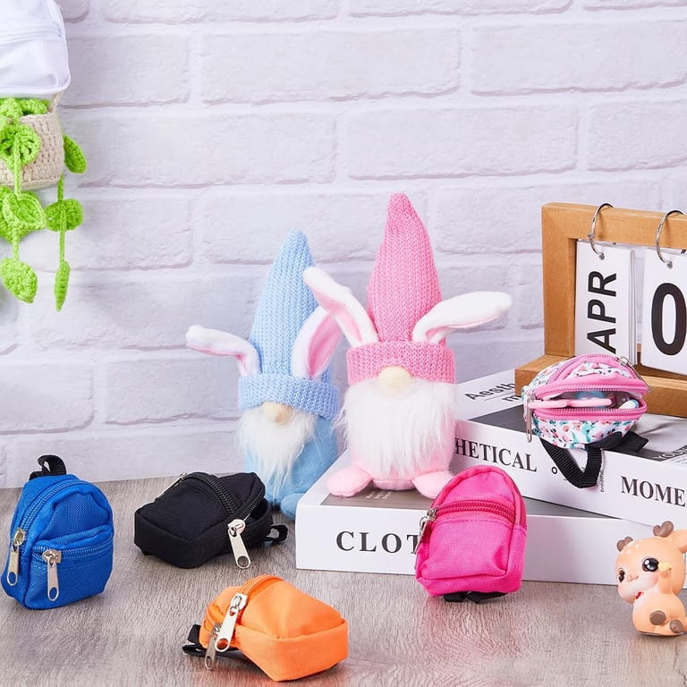 6 Styles Mini Backpack Miniatures House Backpack Zipper  display picture 1