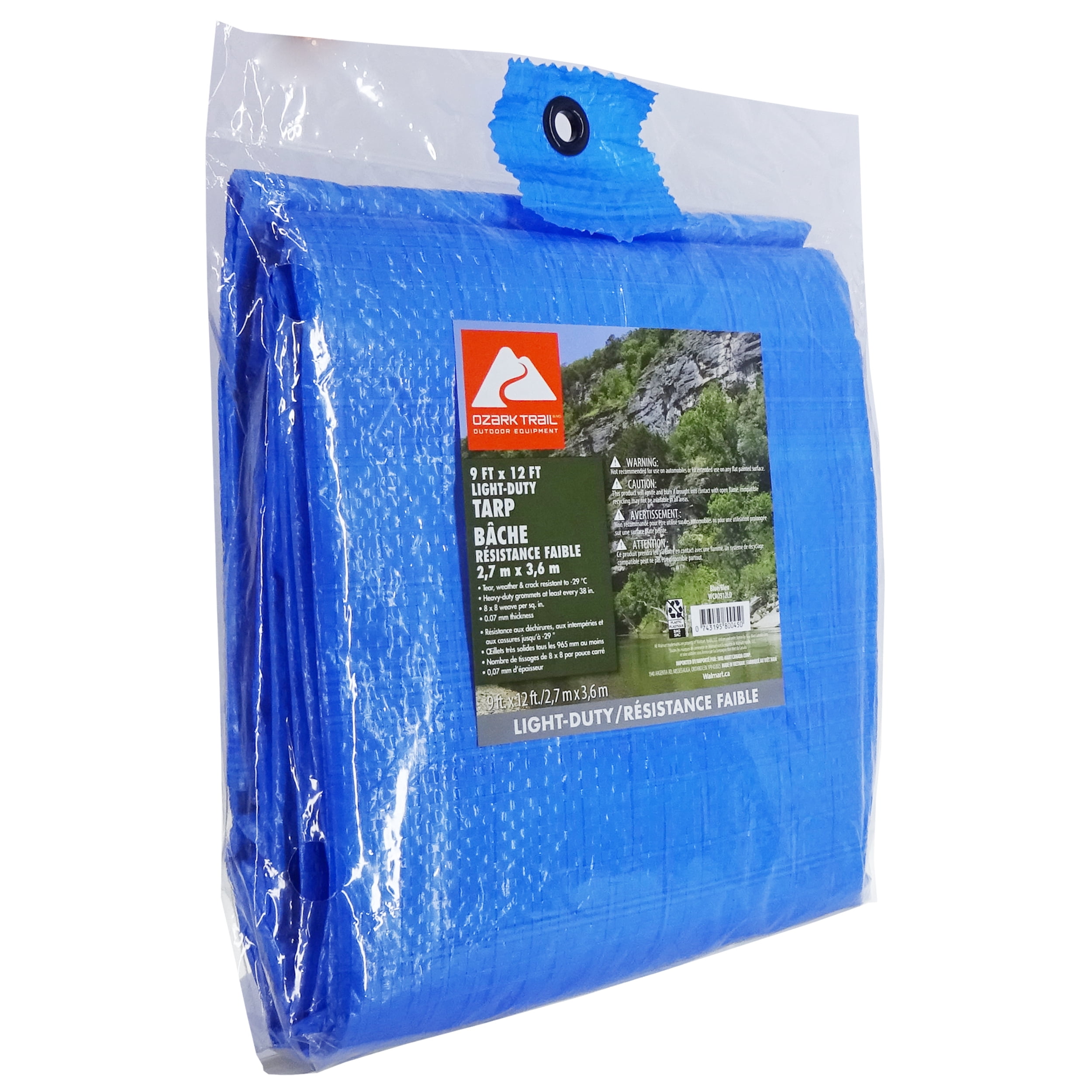 Ozark Trail Polyethylene Light Duty Tarp 9x12ft - Walmart.ca