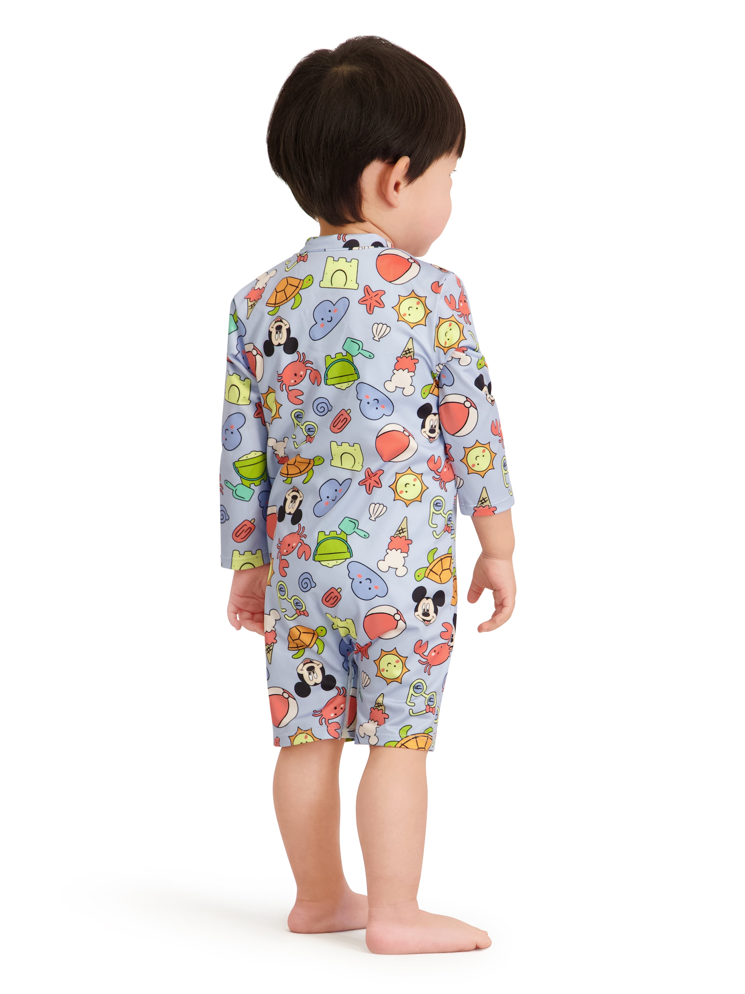 Character Baby Boy One- Piece Rash Guard Swimsuit, Sizes 0/3M- 24M