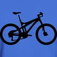 thumbnail image 3 of CafePress - Black Mountain Bike Bicycle Dark T Shirt - Men's Classic Graphic Cotton T-Shirt, 3 of 4