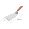thumbnail image 2 of CIMAXIC Metal Turner Spatula Stirring 1Pack, 2 of 8