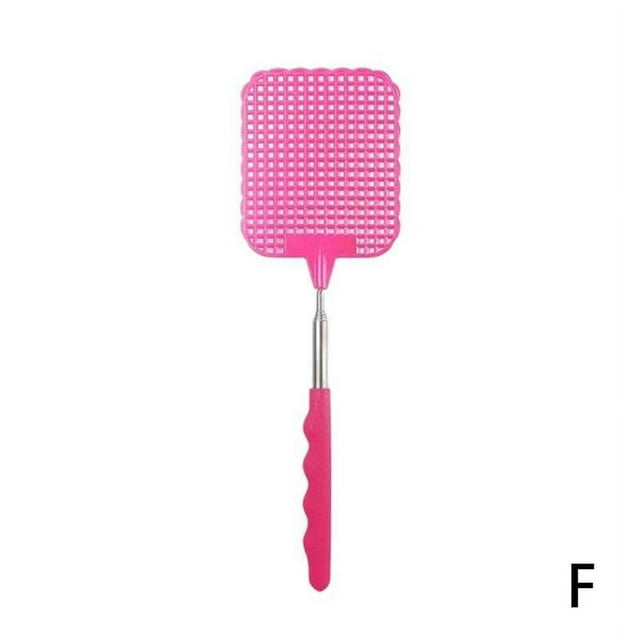 Tapette à Mouches en Plastique Rétractable Levier en Acier Inoxydable V1B2