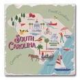 thumbnail image 3 of Thirstystone South Carolina Attractions Tumbled Tile Coaster 4-Pack, 3 of 8